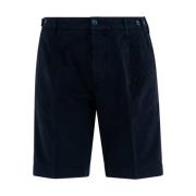 Re-Hash Blå Bermuda Shorts Slim Fit Blue, Herr