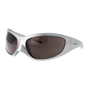 Balenciaga Stiliga solglasögon med Bb0252S design Gray, Dam