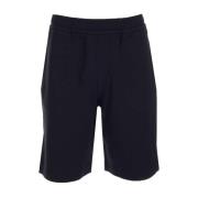 Burberry Track Shorts med Logo Print Black, Herr