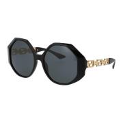 Versace Stiliga solglasögon med modell 0Ve4395 Black, Dam
