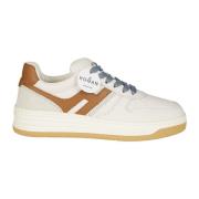 Hogan Läder Basket Style Sneakers Multicolor, Dam