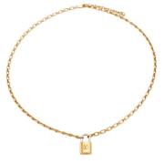 Louis Vuitton Vintage Pre-owned Guld halsband Yellow, Dam