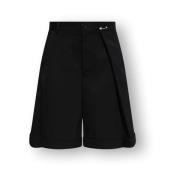 MM6 Maison Margiela Veckade shorts Black, Dam
