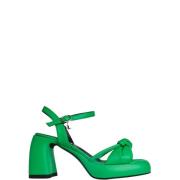 Karl Lagerfeld High Heel Sandals Green, Dam