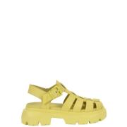 Karl Lagerfeld Flat Sandals Yellow, Dam