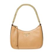 Michael Kors Kedja Pouchette Blek Peanu Beige, Dam