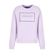 Armani Exchange Lila 3Dym71 Yjfdz Felpa Sweatshirt Purple, Dam