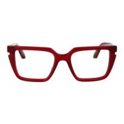 Off White Stiliga Optiska Style 52 Glasögon Red, Unisex