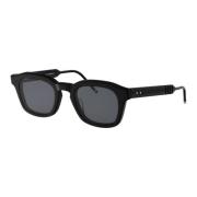 Thom Browne Stiliga solglasögon för ultimat solskydd Black, Herr