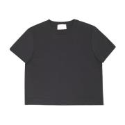 Daniele Fiesoli Bomull Crop T-shirt Black, Dam