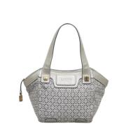 Loewe Pre-owned Pre-owned Canvas axelremsvskor Gray, Dam