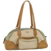 Prada Vintage Pre-owned Canvas prada-vskor Multicolor, Dam