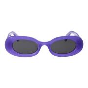 Off White Stiliga Amalfi Solglasögon för Sommaren Purple, Unisex