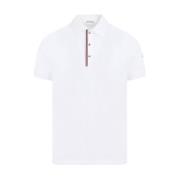 Moncler Polo Shirts White, Herr