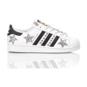 Adidas Handgjorda Silver Vita Sneakers Multicolor, Dam