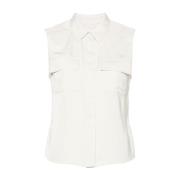 Calvin Klein Vita skjortor för kvinnor White, Dam