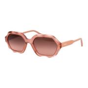Chloé Stiliga Solglasögon för Trendigt Utseende Brown, Dam