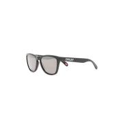 Oakley Stiliga solglasögon med gråtonade linser Black, Unisex