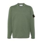 Stone Island Pullover Sweater Green, Herr