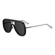 Fendi Futuristic Sunglasses Black/Dark Grey Black, Herr