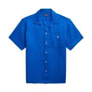 Ralph Lauren Sport Skjorta Clady1pkppss Kortärmad Blue, Herr