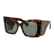 Saint Laurent Blaze Sunglasses Brown, Dam