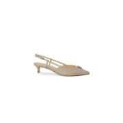 Guess Beige Pointed Toe Pumps med Spänne/Slips Beige, Dam