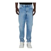 John Richmond Ljus Tvätt Slim Fit Basic Jeans Blue, Herr