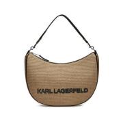 Karl Lagerfeld Axel- och handväska Beige, Dam