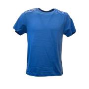 Moschino Avslappnad Bomull T-shirt Blue, Herr