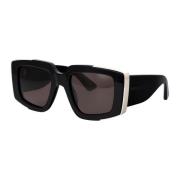 Alexander McQueen Stiliga solglasögon Am0446S Black, Dam