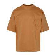 Lanvin Brun Latte Fick T-shirt Brown, Herr