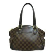 Louis Vuitton Vintage Pre-owned Canvas louis-vuitton-vskor Brown, Dam