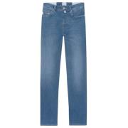 Tramarossa Herrjeans av hög kvalitet, regular fit, 5 fickor Blue, Herr