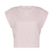 Philosophy di Lorenzo Serafini Rosa Strasst-shirt Pink, Dam