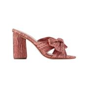 Loeffler Randall Tyg sandaler Pink, Dam