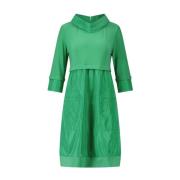 Joseph Ribkoff Elastisk Toppklänning med Utställd Kjol Green, Dam