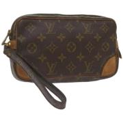 Louis Vuitton Vintage Pre-owned Canvas kuvertvskor Brown, Dam