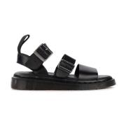 Dr. Martens Svart läder Gryphon sandal Black, Dam