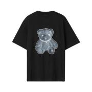 We11Done Teddy Bear Glow T-shirt Svart Black, Herr