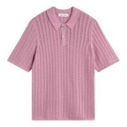Samsøe Samsøe Moderne Saleon Polo Shirt Pink, Herr