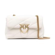 Pinko Vita väskor med 3,5 cm klack White, Dam