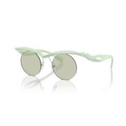Prada Stiliga solglasögon för kvinnor Green, Dam