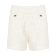 Guess Elegant High-Waisted Shorts Beige, Dam