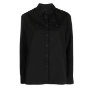 Pinko Svart Western Style Skjorta Black, Dam