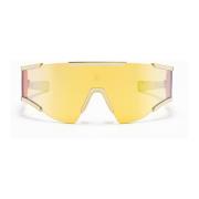 Balmain Lyxig Mask Solglasögon Guld Ben Yellow, Dam