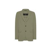 RRD Slim Fit Rever Collar Jacket Green, Herr