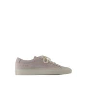 Common Projects Beige Läder Sneakers - Rund Tå Beige, Dam