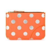 Comme des Garçons Orange Doc Optical Wallet med Silverprickar Orange, ...