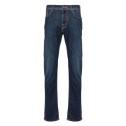 Jacob Cohën Slim-fit Blended Cotton Jeans Blue, Herr